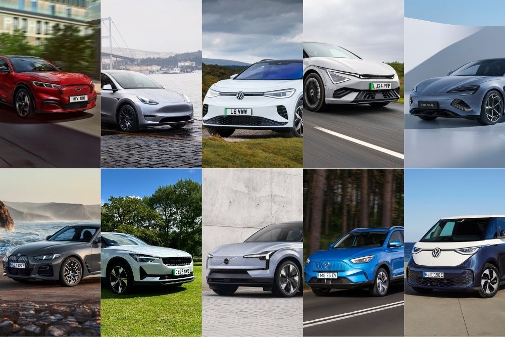 Lease Electric Customer's Top 10 EVs of 2024